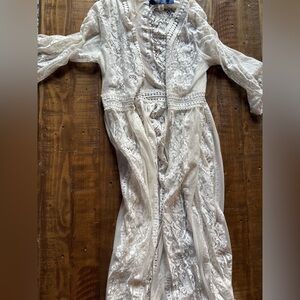 Elegant Lace Kimono Cardigan